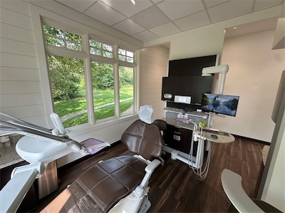 Private treatment room at Harrison Family Dentistry in Chattanooga
