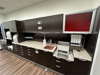 Sterilization and safety equipment at Harrison Family Dentistry